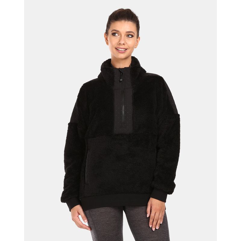KILPI - Poleron Mujer Livae-W Negro Kilpi