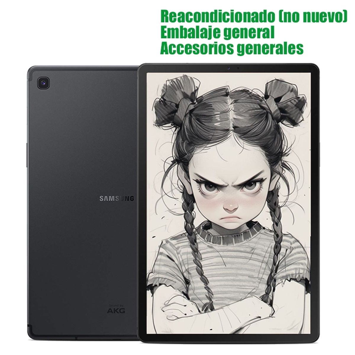 SAMSUNG - Samsung Galaxy Tab S5e 2019 WIFI 64GB Negro Reacondicionado(Semi Nuevo