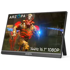 ARZOPA - Monitor Portátil Gamer 144hz 16