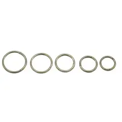 ELBAULDEJUMA - Pack 5 Piercing Clicker 18g Aro Titanio Astm F136 Plateado