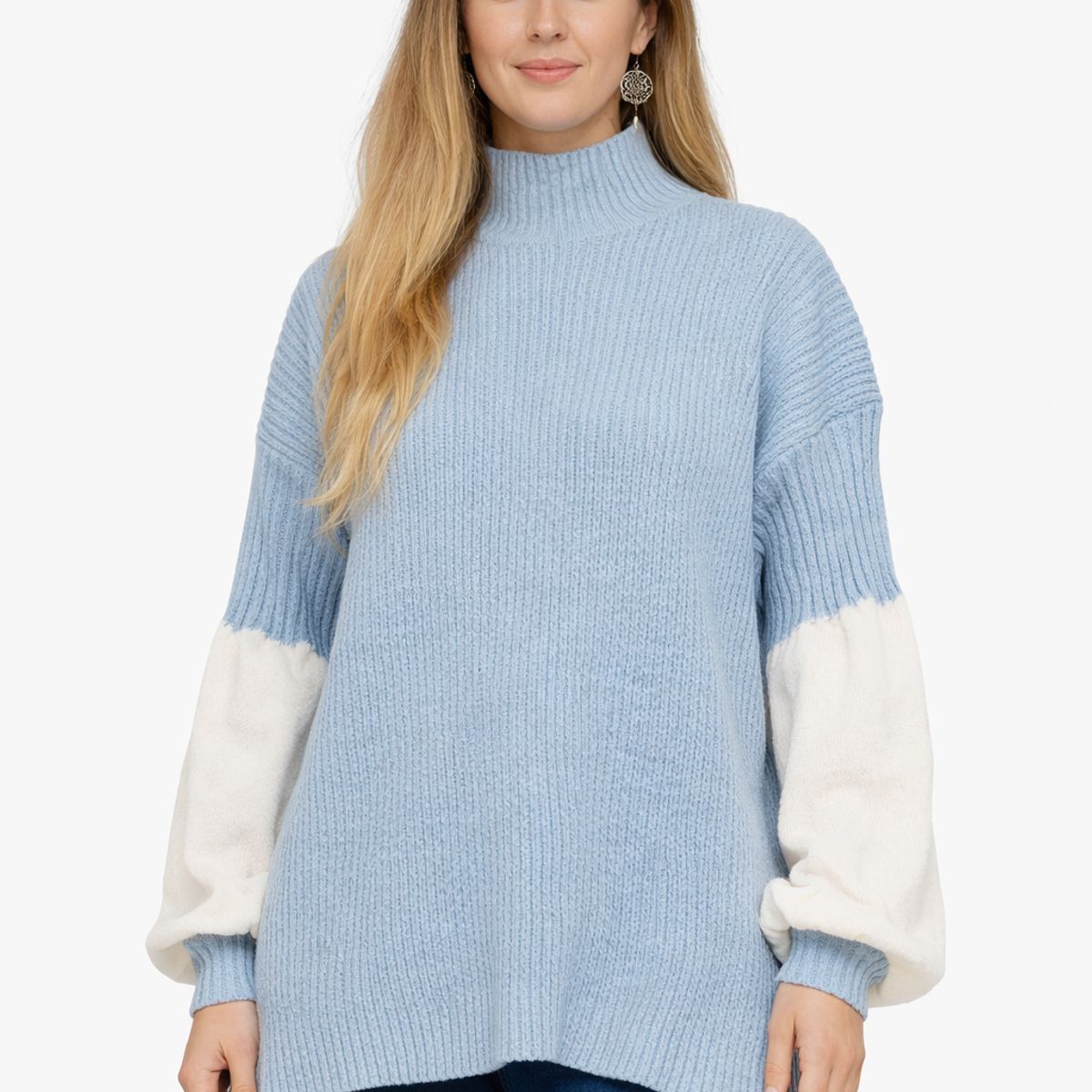 LA MONA LUISA - Chaleco Grecia Celeste - La Mona Luisa