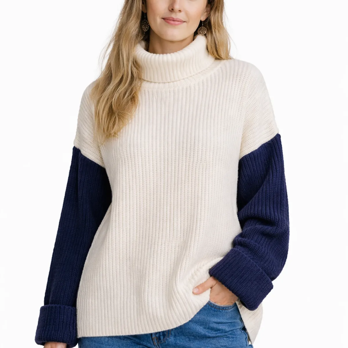 LA MONA LUISA - Chaleco Florencia Azul Marino - La Mona Luisa