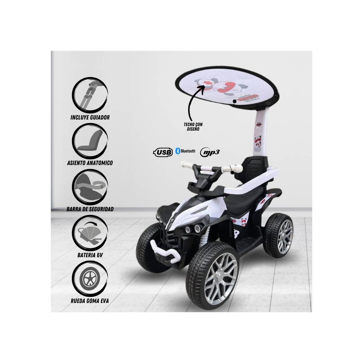 VOYAGE - Correpasillo Eléctrico Terra White