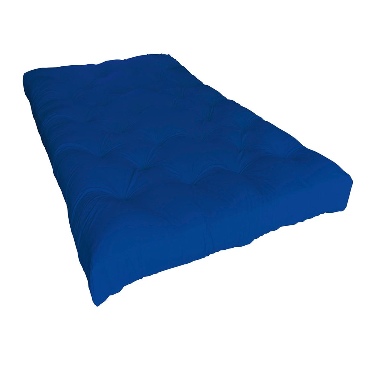 FUTONES Y MUEBLES - Colchón Futón 1,5 Plazas Azul