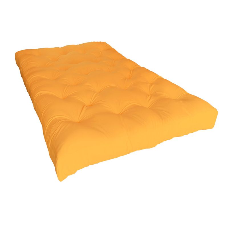 FUTONES Y MUEBLES - Colchón Futón 1,5 Plazas Mostaza