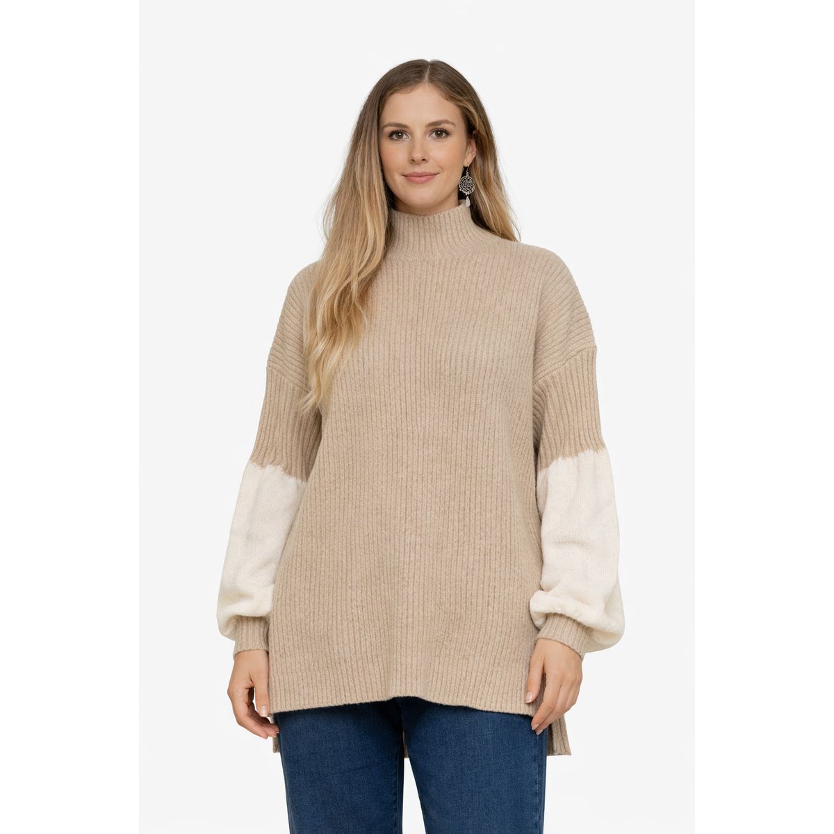 LA MONA LUISA - Chaleco Grecia Beige- La Mona Luisa