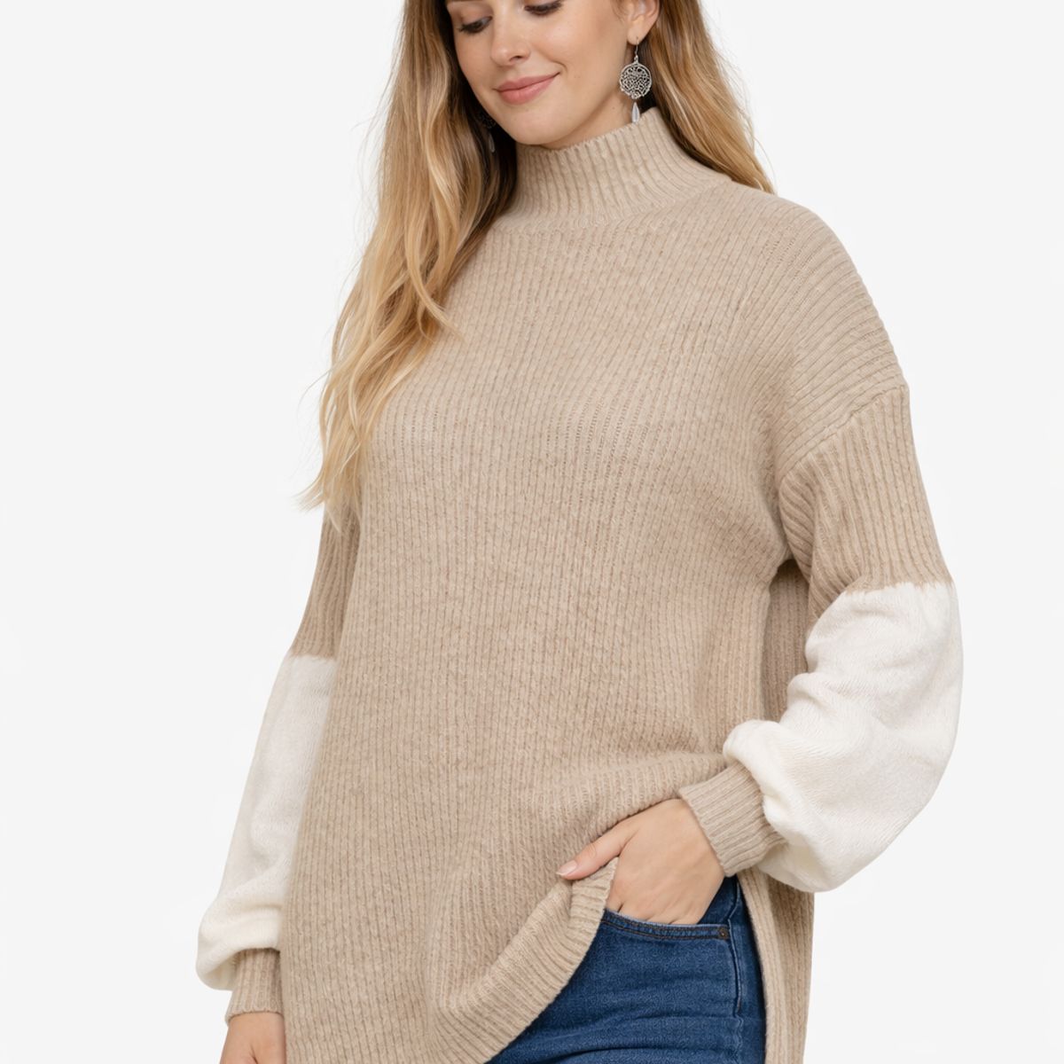 LA MONA LUISA - Chaleco Grecia Beige- La Mona Luisa