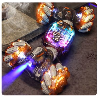 Imagen 2 del producto Todo Terreno RC Acrobático 4X4 Controlado por Gestos y Joystick Luces RGB Efecto Spray Doble cara