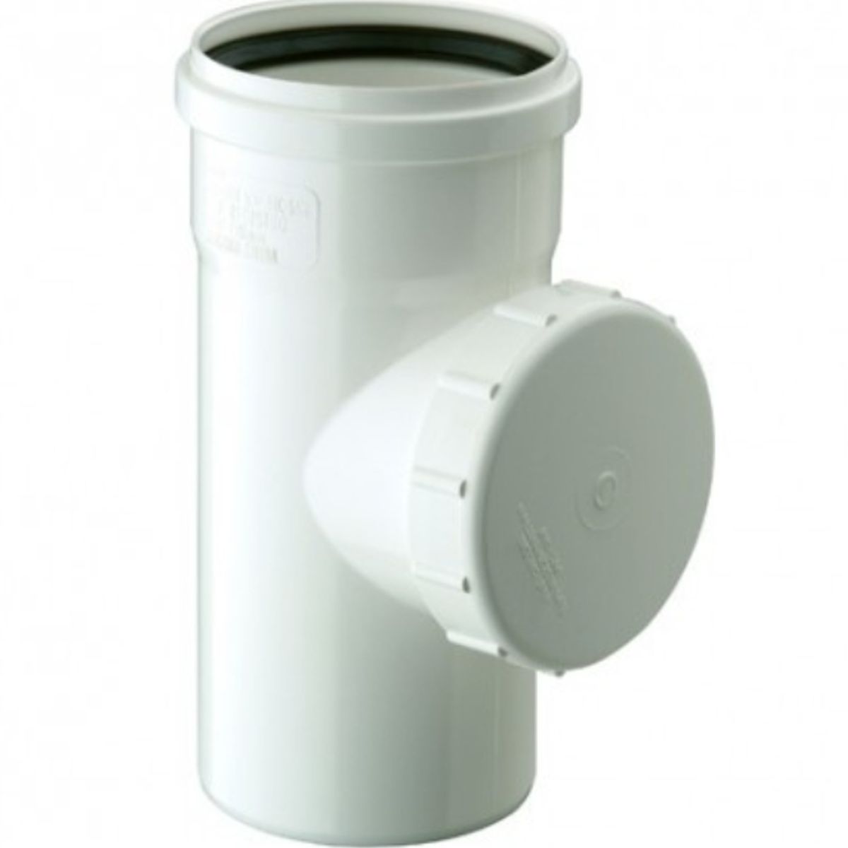 GENERICO - Tee Registro 75 C/goma Sanitario Blanco - Hoffens