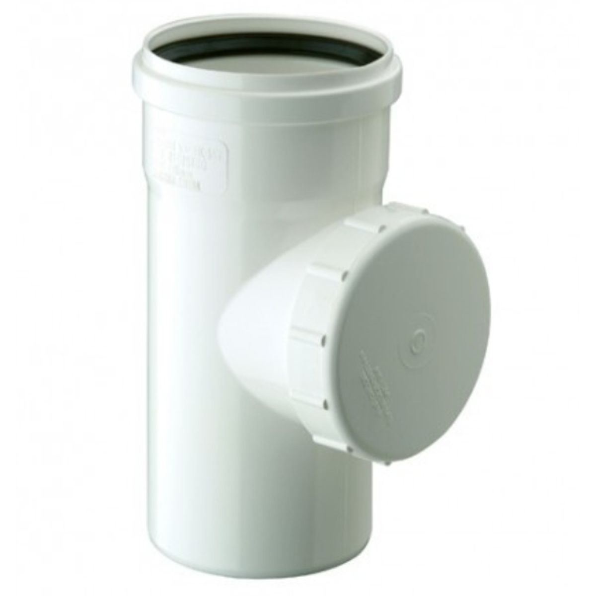 GENERICO - Tee Registro 75 C/goma Sanitario Blanco - Hoffens