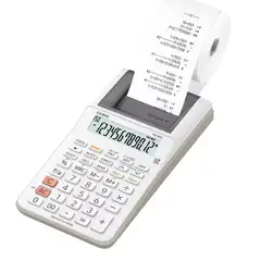 CASIO - Calculadora Rollo color Blanco HR-8RC-WE