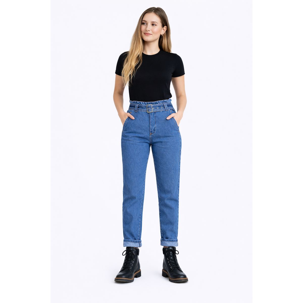 LA MONA LUISA - Jeans Guadalupe Azul - La Mona Luisa