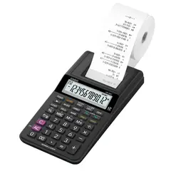 CASIO - Calculadora Sumadora con Impresión color Negro