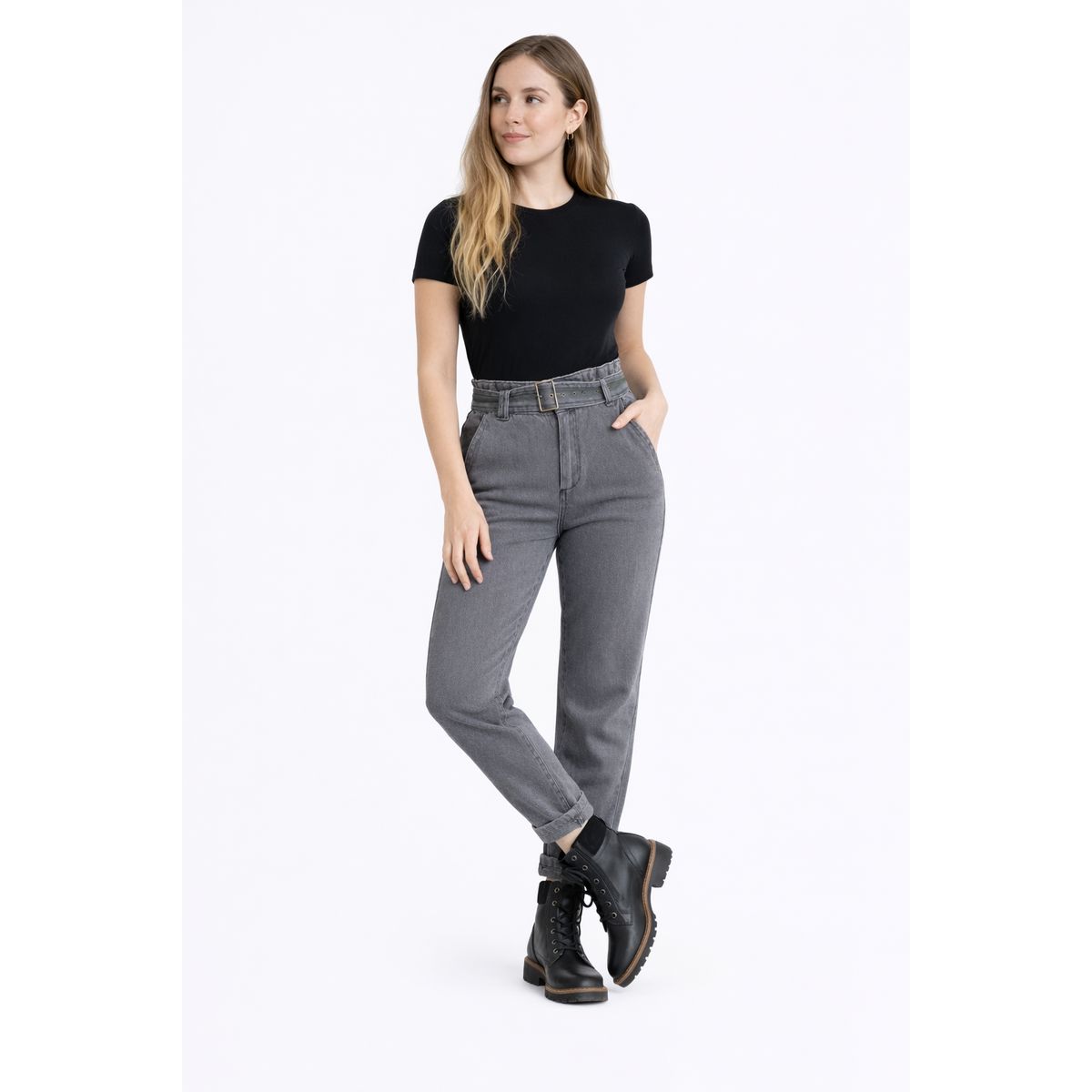 LA MONA LUISA - Jeans Guadalupe Gris - La Mona Luisa