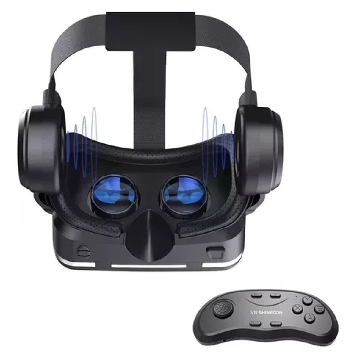 GENERICO - Lentes Vr Realidad Virtual 3d Universal Control Remoto Gamer