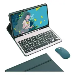 GENERICO - Funda Teclado Mouse Para Samsung Galaxy Tab A7 10.4 Sm-t500