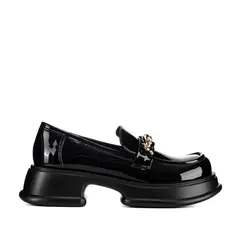 WEIDE - Mocasin Negro Casual Mujer GH113