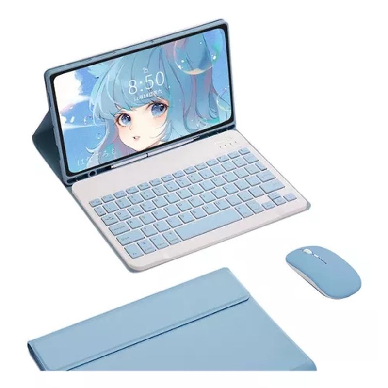 GENERICO - Funda Teclado Mouse Para Samsung Galaxy Tab A7 10.4 Sm-t500