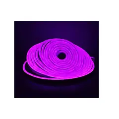 GENERICO - Tira Luz Led Neon 5 Metros Flexible Con Transformador 12v Violeta