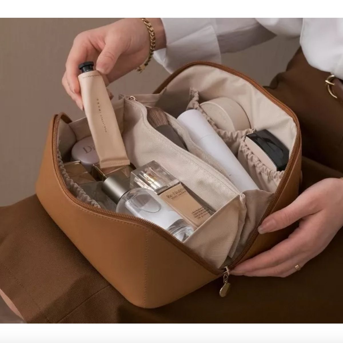 GENERICO - Neceser De Viaje De Belleza Organizador De Cosméticos