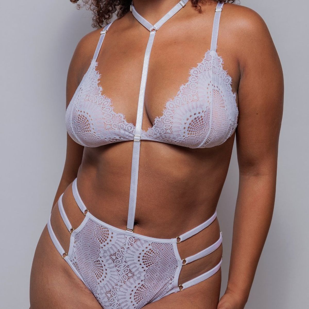 TUPPE - CONJUNTO DE ENCAJE SEXY PARIS TUPPÉ