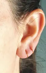 ELBAULDEJUMA - Argollas Clicker 6mm 20g Acero Quirúrgico Chapadas En Oro