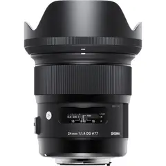 SIGMA - 24 mm f14 DG HSM para Nikon F Lente artística