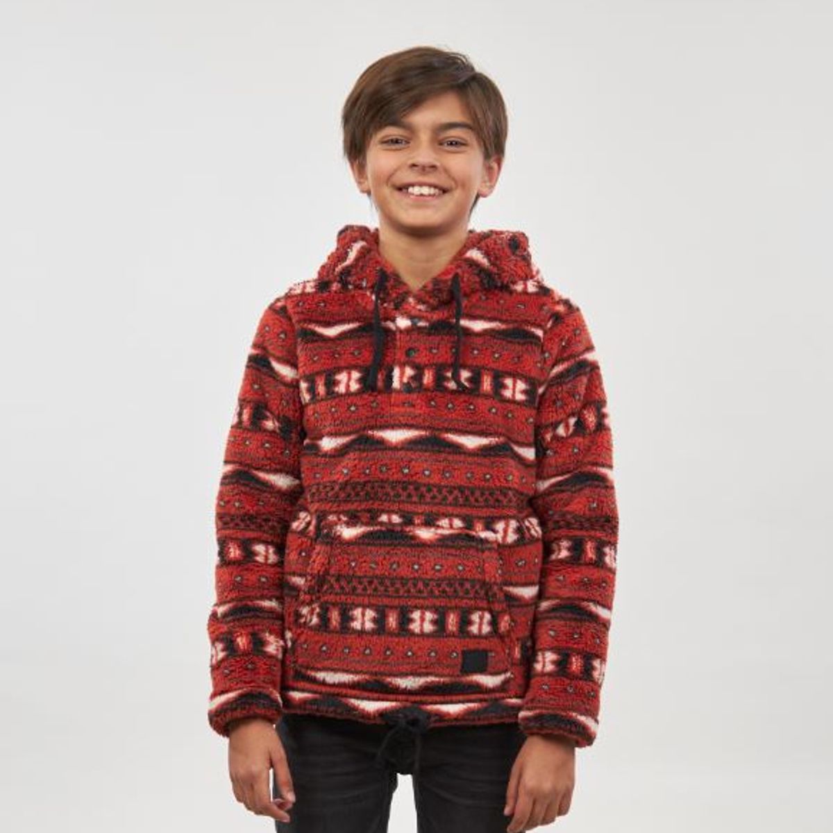 POLEMIC - Poleron niño Polar Shaggy Print Polemic