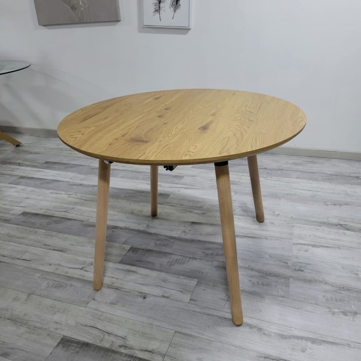CORI CORI - Comedor Mesa Expandible (100 - 140 - 180CMS) + 4 Sillas Eames Menta