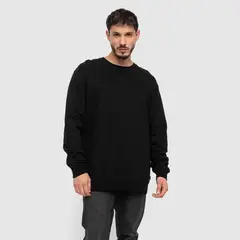 BUBBA - Crewneck Velvet Black