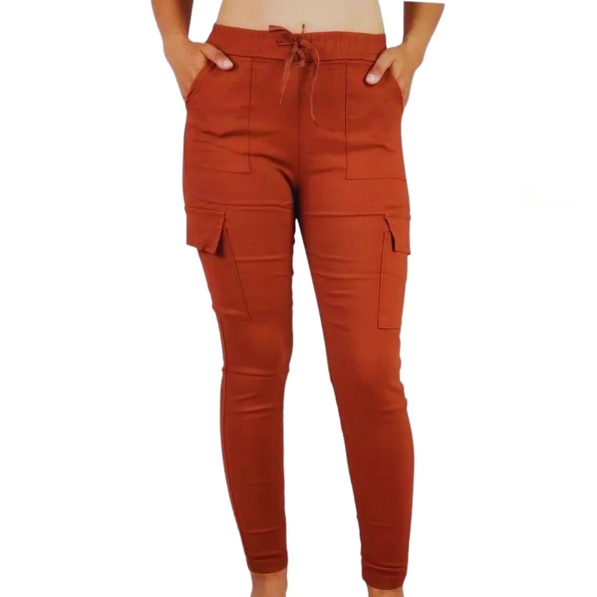 LOOK SHOP - Leggins Tela Jeans Pantalón Frizado Invierno Elasticado 108