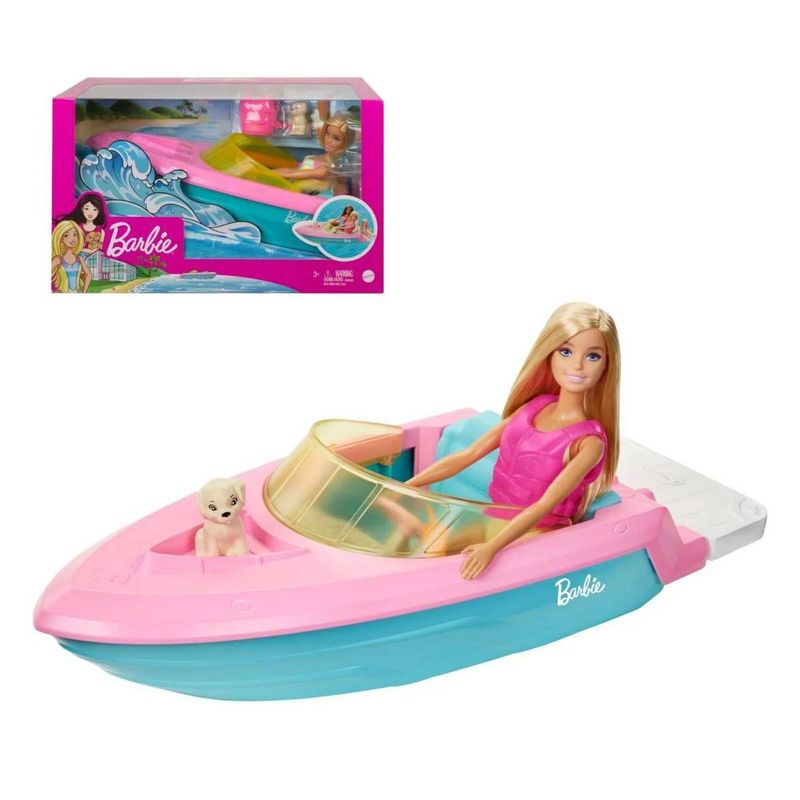 BARBIE - Barbie Lancha Con Muñeca Mattel