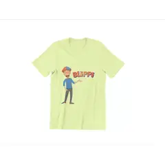 GENERICO - Polera Infantil Unisex Blippi Mono Youtube Estampado Algodon