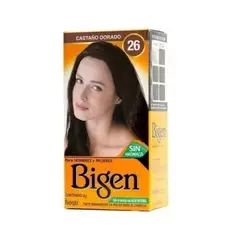 GENERICO - 26 Tinte En Polvo Para Cabellos Y Cejas Bigen 6g