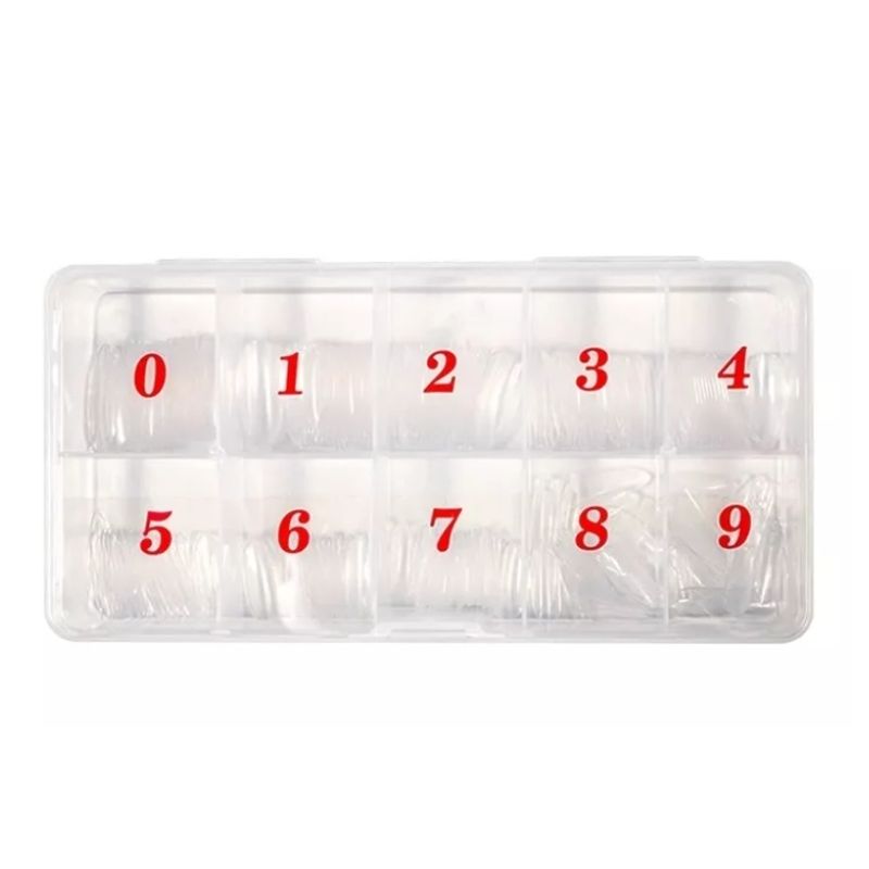 GENERICO - Caja De Uñas Postizas Transparente 500unidades