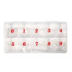 GENERICO - Caja De Uñas Postizas Transparente 500unidades