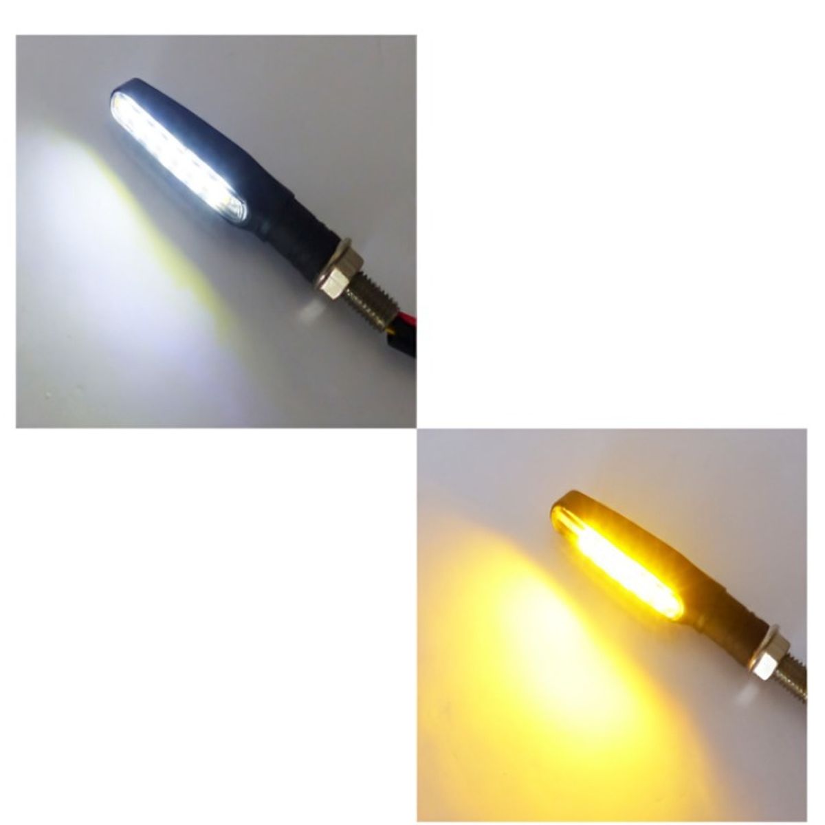 OEM - LUZ INTERMITENTE PARA MOTO DUO COLOR KICRY 15 LED