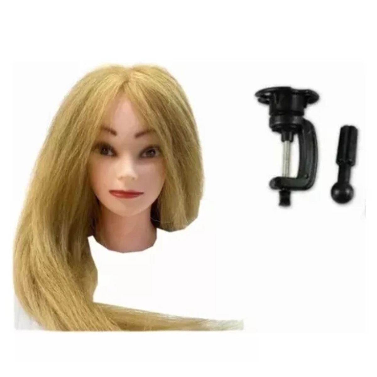 GENERICO - Cabeza AMARILLO  De Peluquería Técnica 80% Naturales Soporte  Base