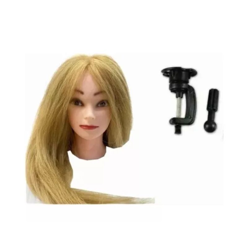 GENERICO - Cabeza AMARILLO  De Peluquería Técnica 80% Naturales Soporte  Base
