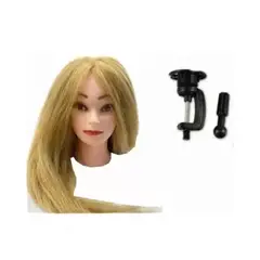 GENERICO - Cabeza AMARILLO De Peluquería Técnica 80% Naturales Soporte Base