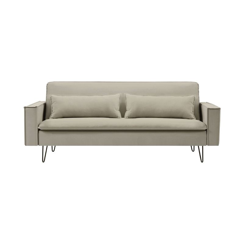 HOME REPUBLIC - Sofá Cama Bed Steel Canvas Beige