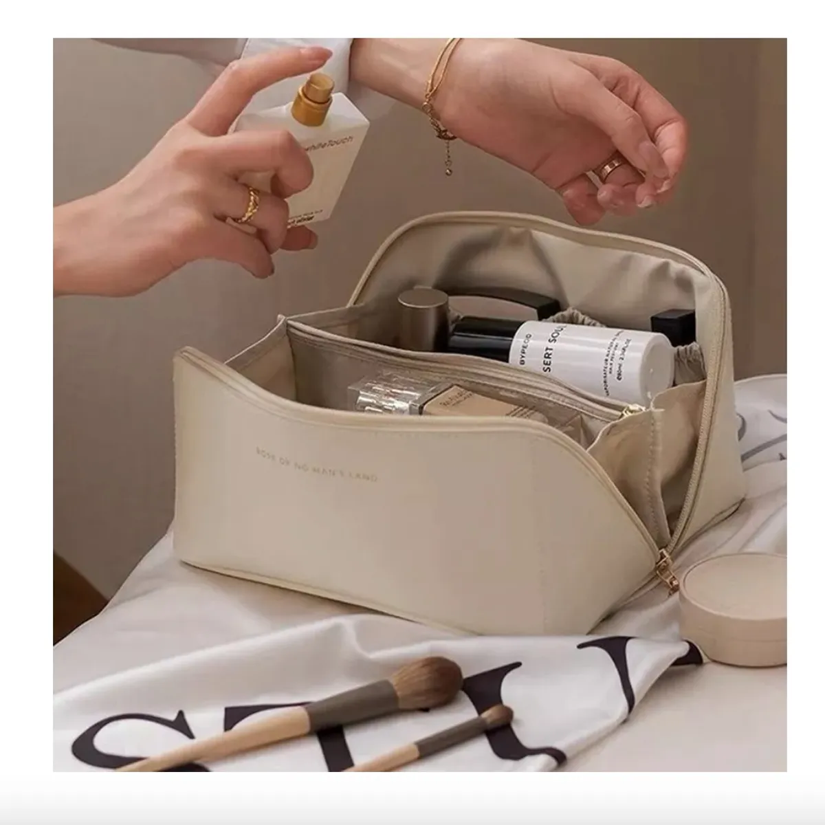 GENERICO - Neceser De Viaje De Belleza Organizador De Cosméticos