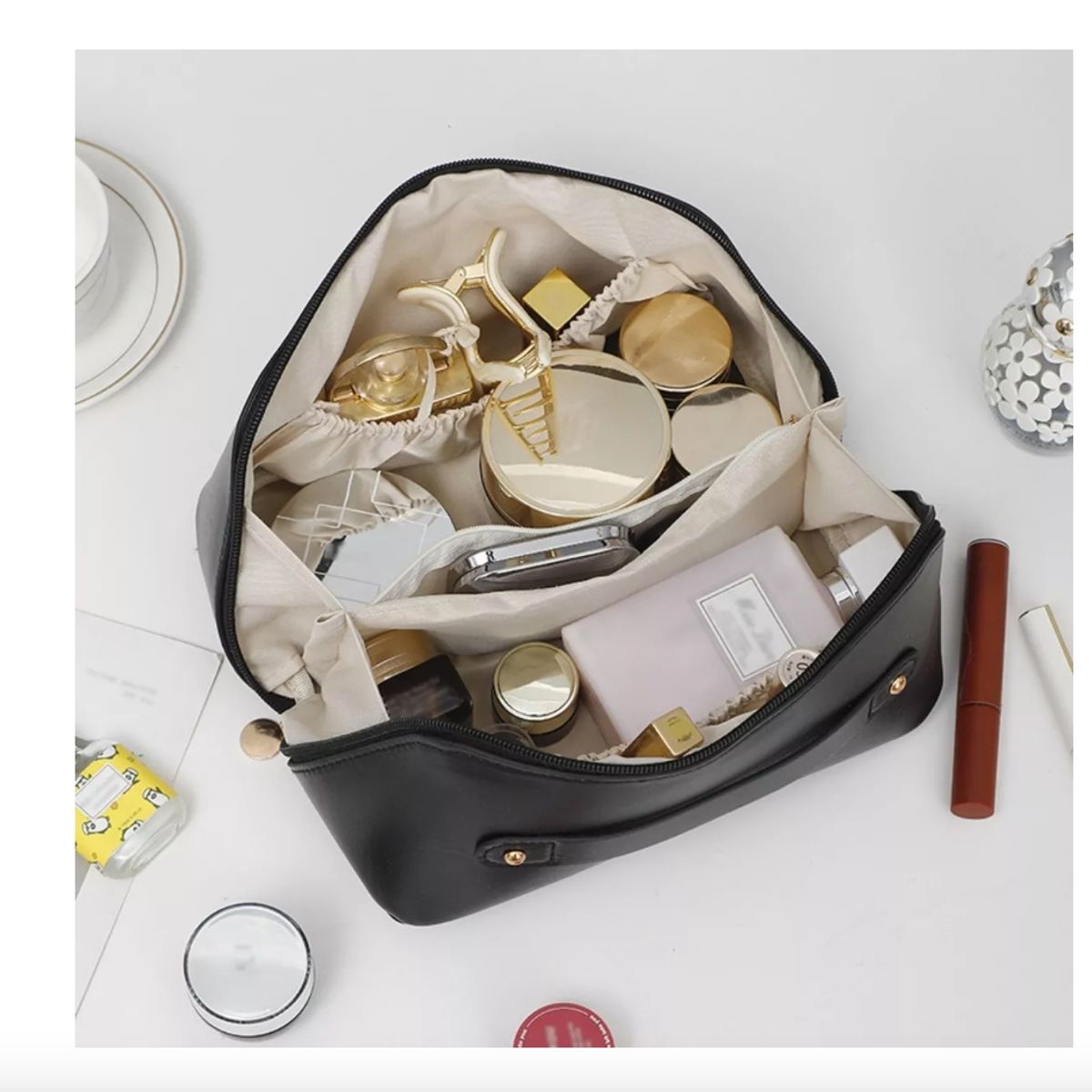 GENERICO - Neceser De Viaje De Belleza Organizador De Cosméticos