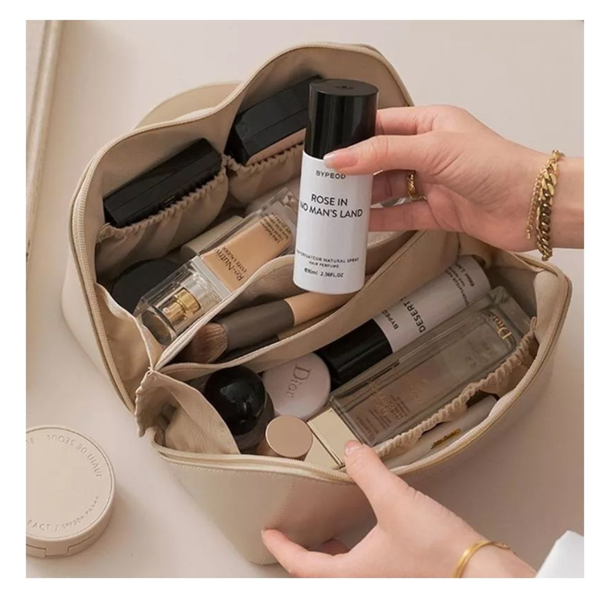 GENERICO - Neceser De Viaje De Belleza Organizador De Cosméticos