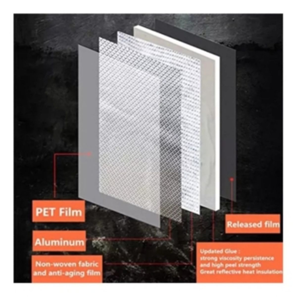 GENERICO - Cinta Sellado Goteras Impermeable Techo Ventanas 5 Metros