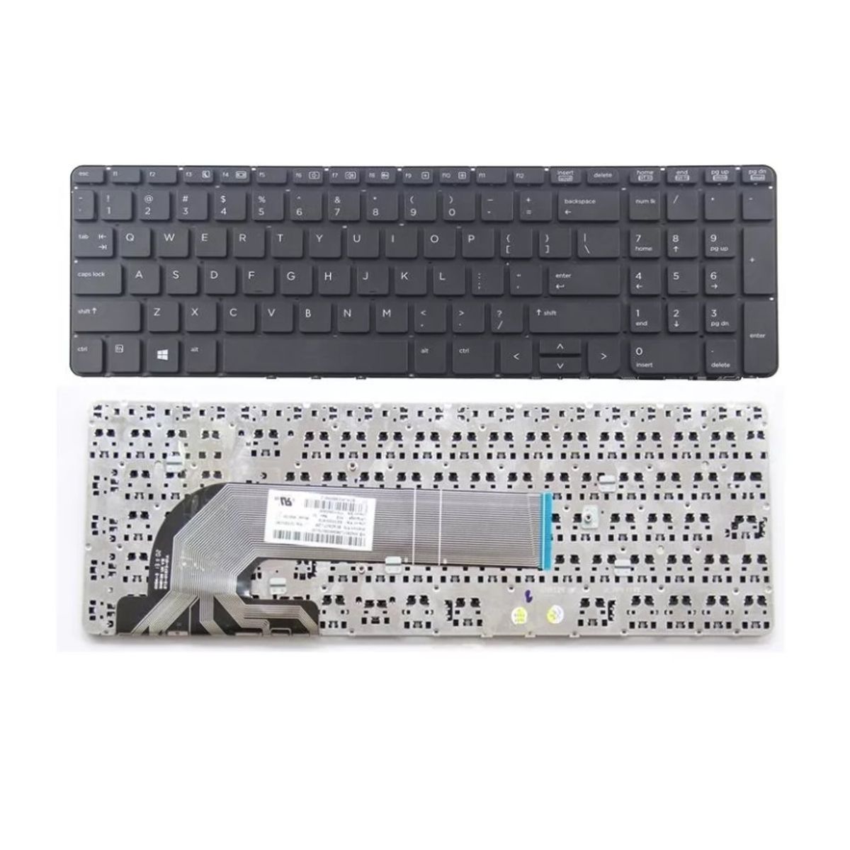 HP - Teclado Hp Ingles Negro 721520-001