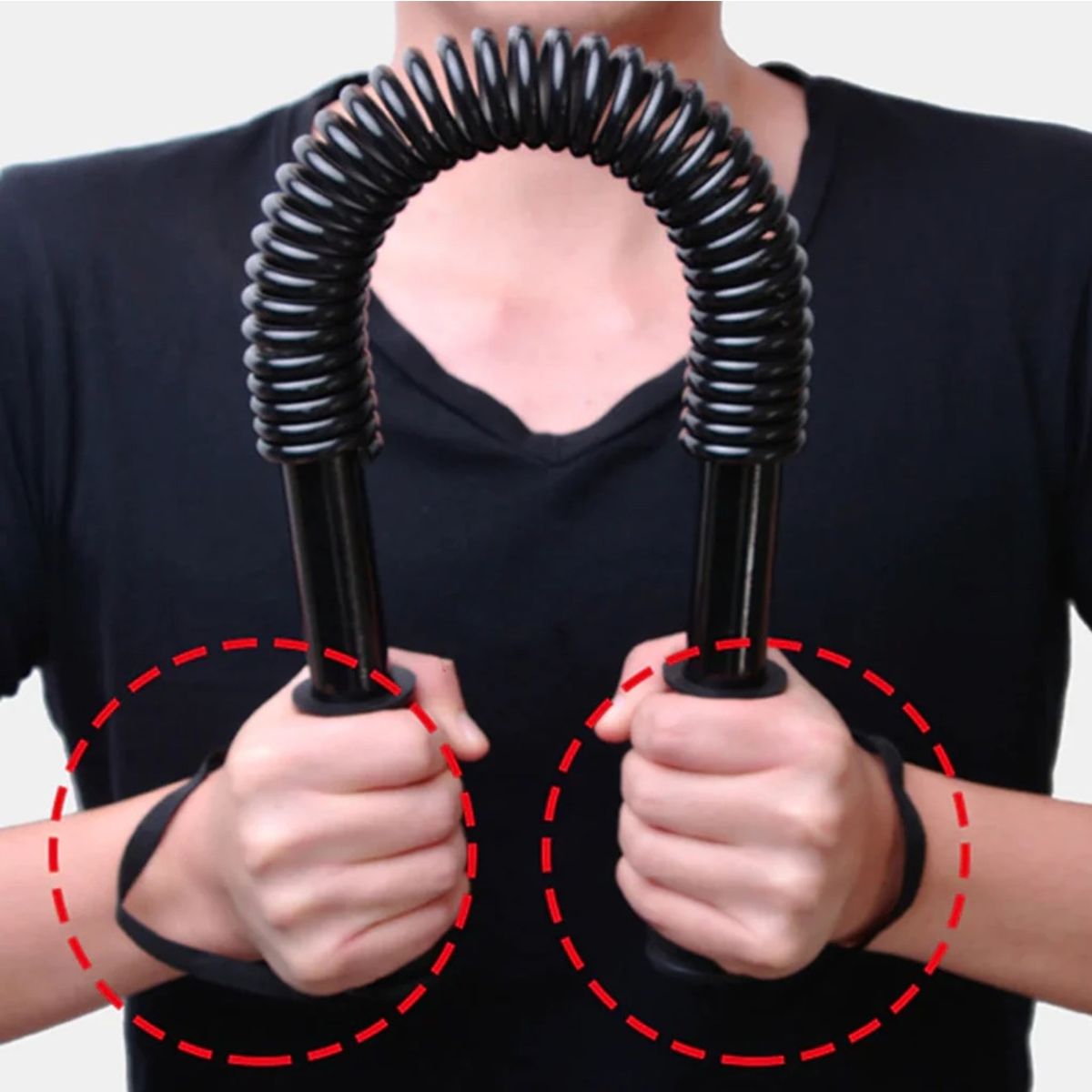 GENERICO - Barra Torsion Muscular 50 Kg Ejercicio Brazo Fitness GENERICO