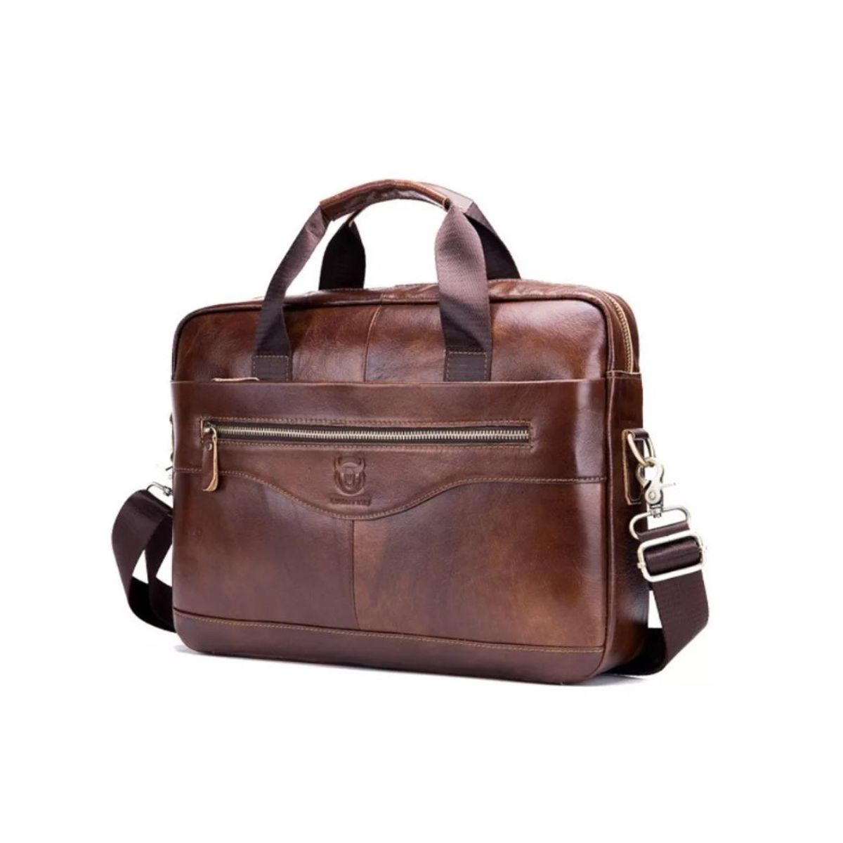 GENERICO - Maletín Portafolio De Cuero Para Portátil Notebook 14