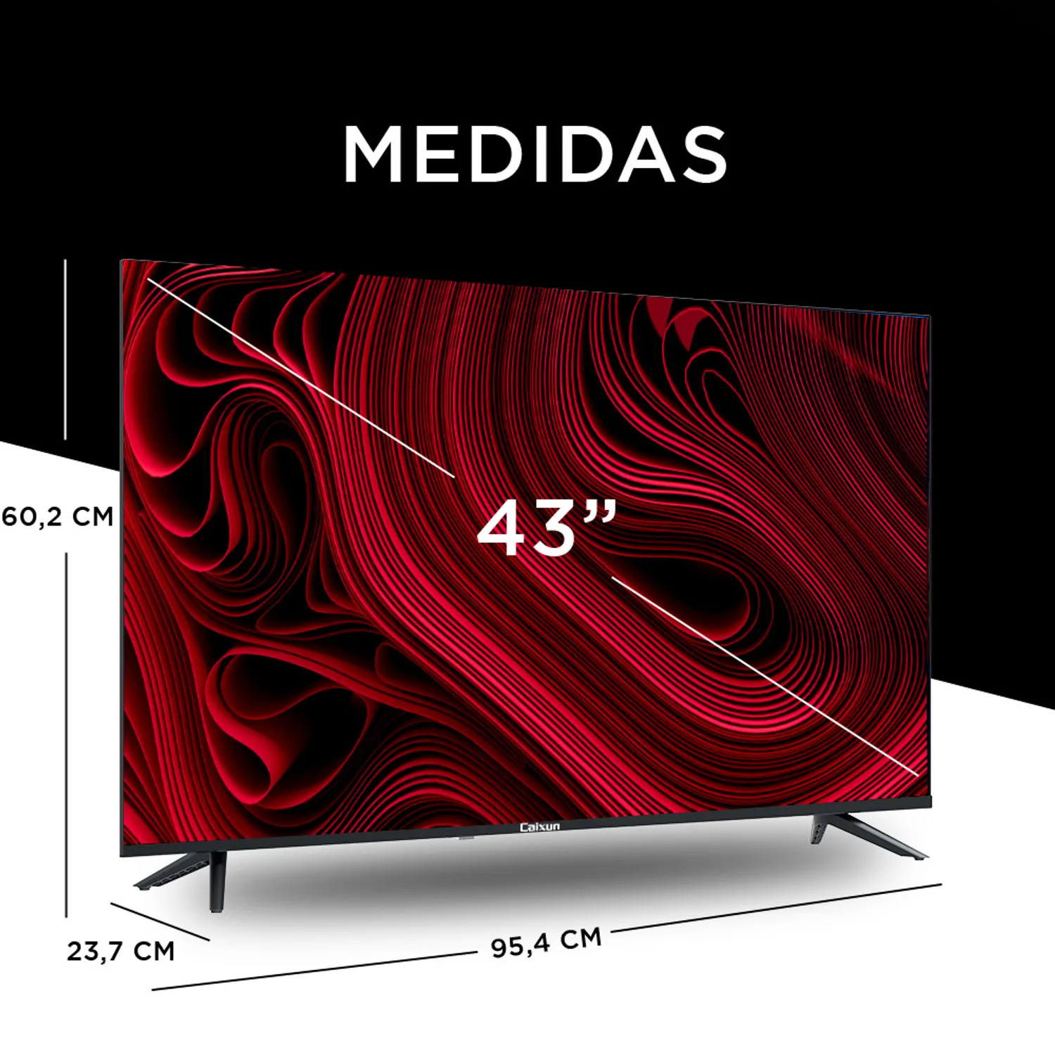 CAIXUN Smart TV LED Caixun Google TV 43 Full HD C43V1FG