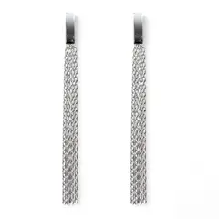 ANDREA COGGIOLA JOYAS - Aros Genesis Cadena Plata Fina 925